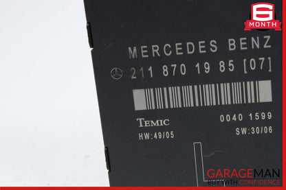 03-09 Mercedes W211 E350 E550 E63 AMG Front Left Side Door Control Module Unit