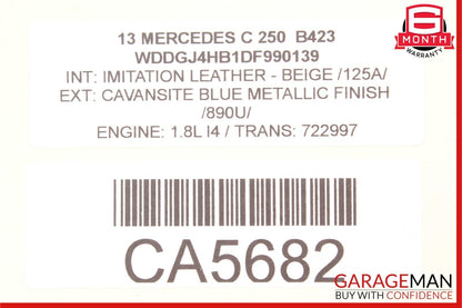 08-15 Mercedes W204 C250 Headlight Fog Light Switch Control Module OEM