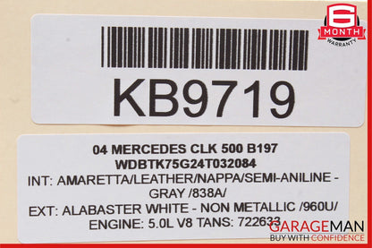 07-13 Mercedes W211 E550 Tire Pressure Monitoring System TPMS Receiver Module