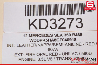 12-20 Mercedes R172 SLK350 SLK250 SLC300 Front Dashboard A/C Air Vent OEM