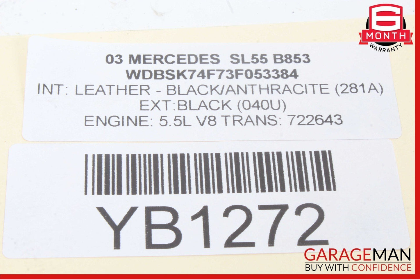 03-12 Mercedes R230 SL55 AMG Rear Right Side Thrust Arm Lower Control Arm OEM