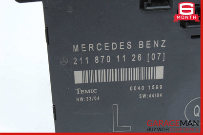 03-09 Mercedes W211 E350 E320 E500 E63 AMG Front Left Door Controller Module