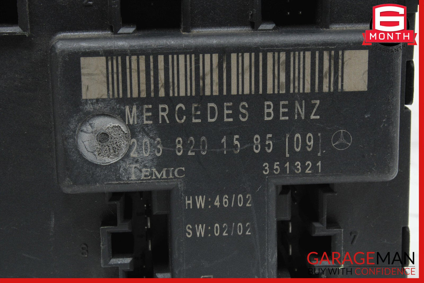 01-07 Mercedes W203 C230 C280 C320 Door Control Module Front Left 2038201585 OEM