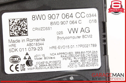 18-24 Audi S5 A5 BCM Body Comfort Control Module Unit 8W0907064CC OEM