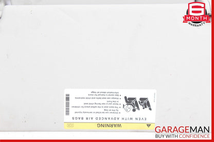 06-12 Mercedes X164 GL450 ML450 Front Right Side Sun Visor Sunvisor Cover Gray
