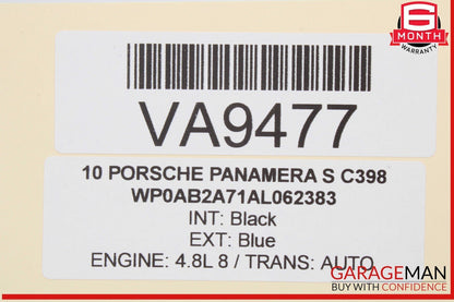 10-16 Porsche Panamera S 970 Rear Left or Rear Right Side Seat Belt Blue OEM