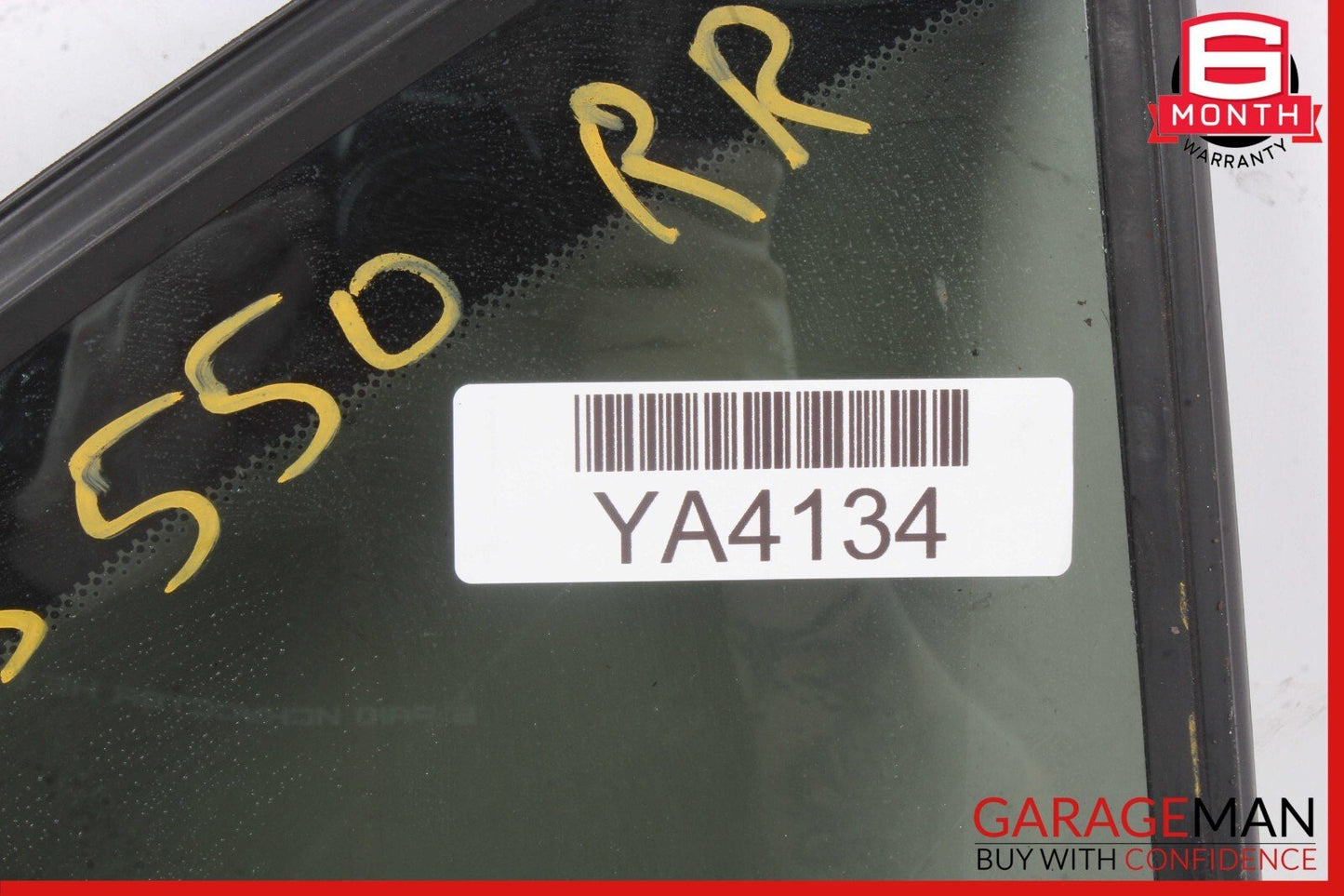 07-13 Mercedes W221 S550 S600 Rear Right Side Door Quarter Window Glass Tinted