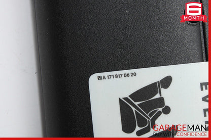05-11 Mercedes R171 SLK300 Front Left Driver Sun Visor Sunvisor Shade Black OEM
