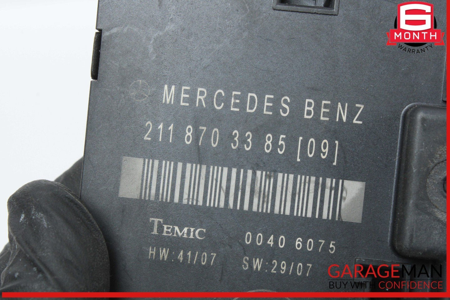 07-09 Mercedes W211 E350 E550 Rear Left Side Door Control Module 2118703385 OEM