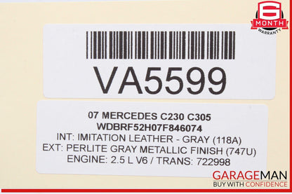 05-12 Mercedes W203 C230 C300 R350 Engine Motor Coolant Water Pump Assembly OEM