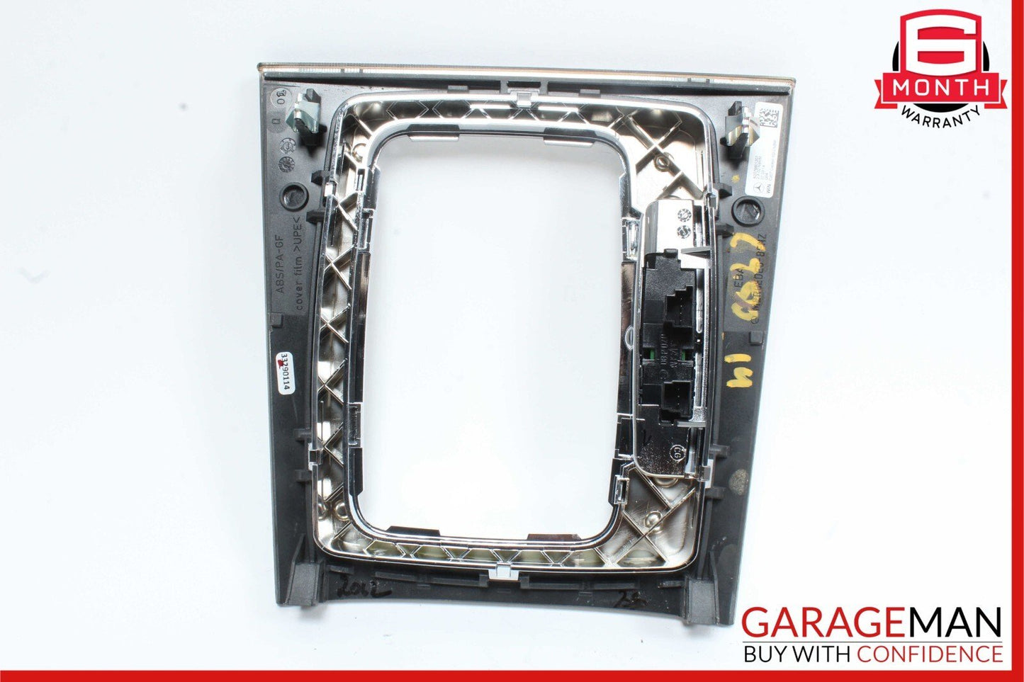 08-15 Mercedes W204 C300 Center Console Shifter Trim Cover Panel Bezel Wood Assy