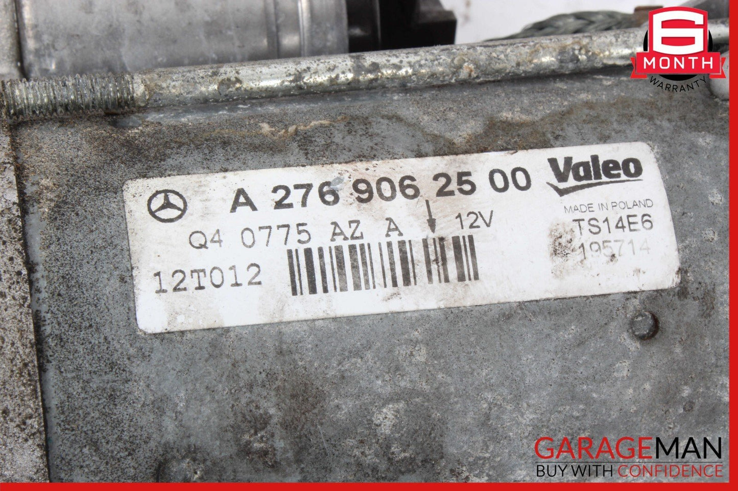 12-16 Mercedes W207 E350 SLK350 GLE350 3.5L V6 Valeo Engine Starter Motor Unit