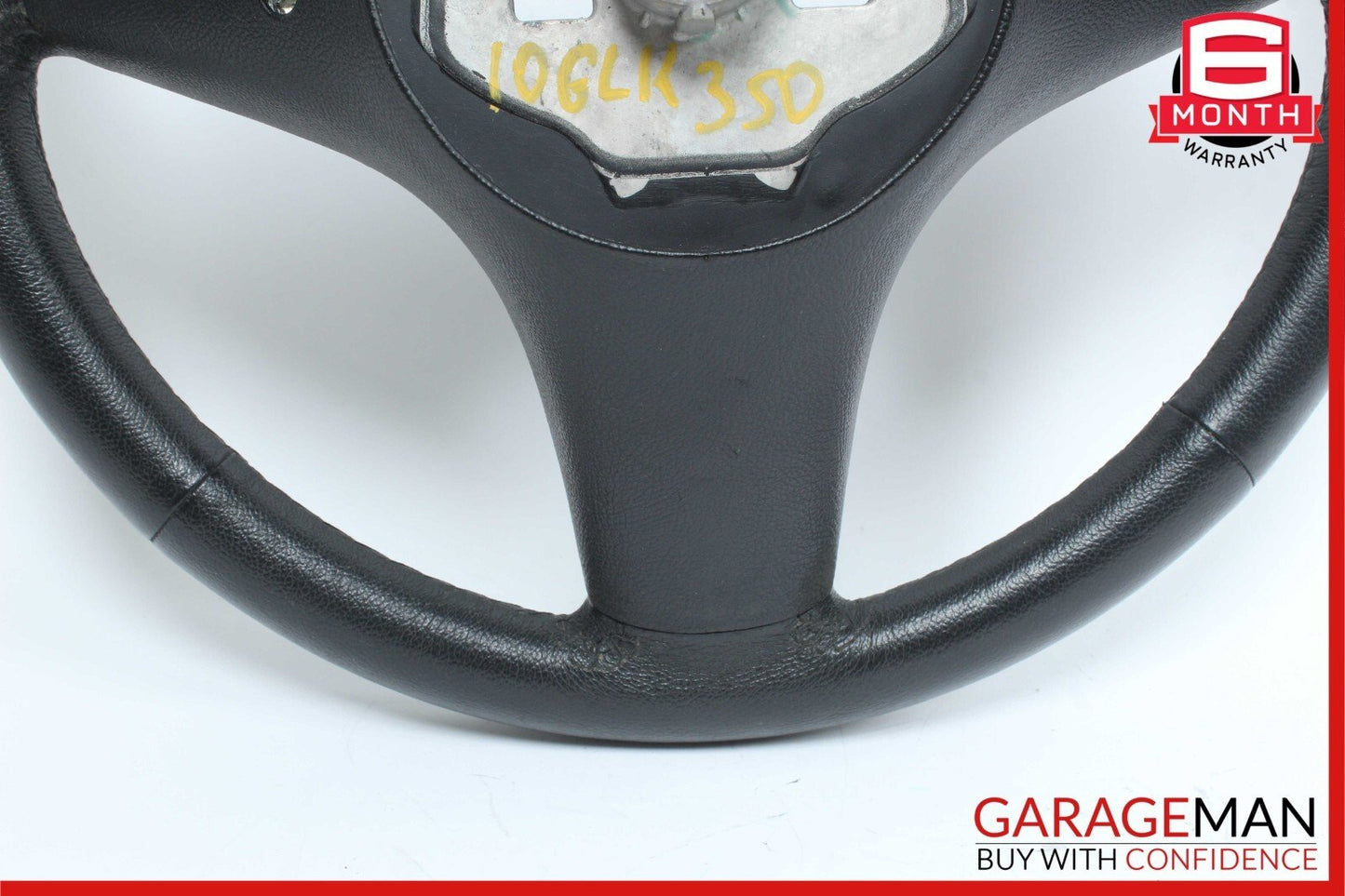 08-12 Mercedes X204 GLK350 C280 C300 3 Spoke Steering Wheel 2044601203 Black OEM