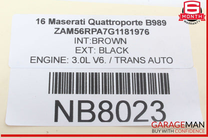 14-17 Maserati Quattroporte Ghibli Rear Right or Left Side Lower Control Arm OEM