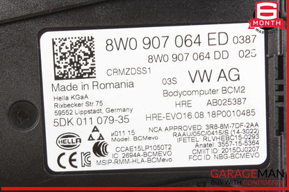 17-19 Audi Q7 BCM Body Computer Control Module Unit 8W0907064ED OEM