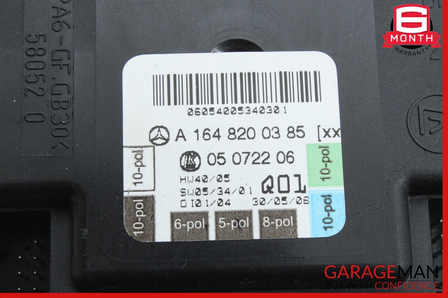 06-13 Mercedes W164 ML350 GL450 Front Left Driver Side Door Control Module Unit