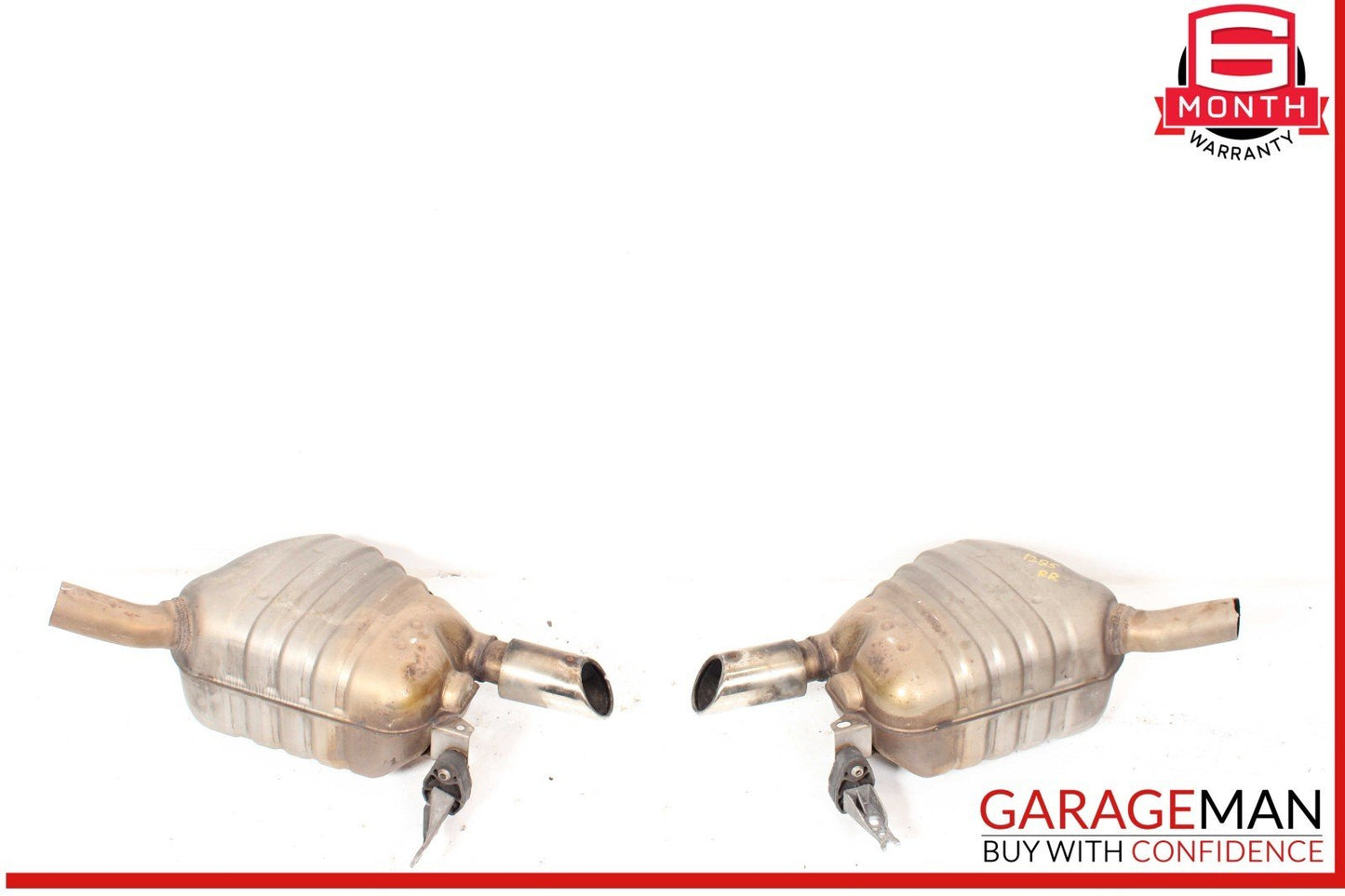 09-17 Audi Q5 Right & Left Side Exhaust Muffler Tail Pipe Set of 2 Pc OEM