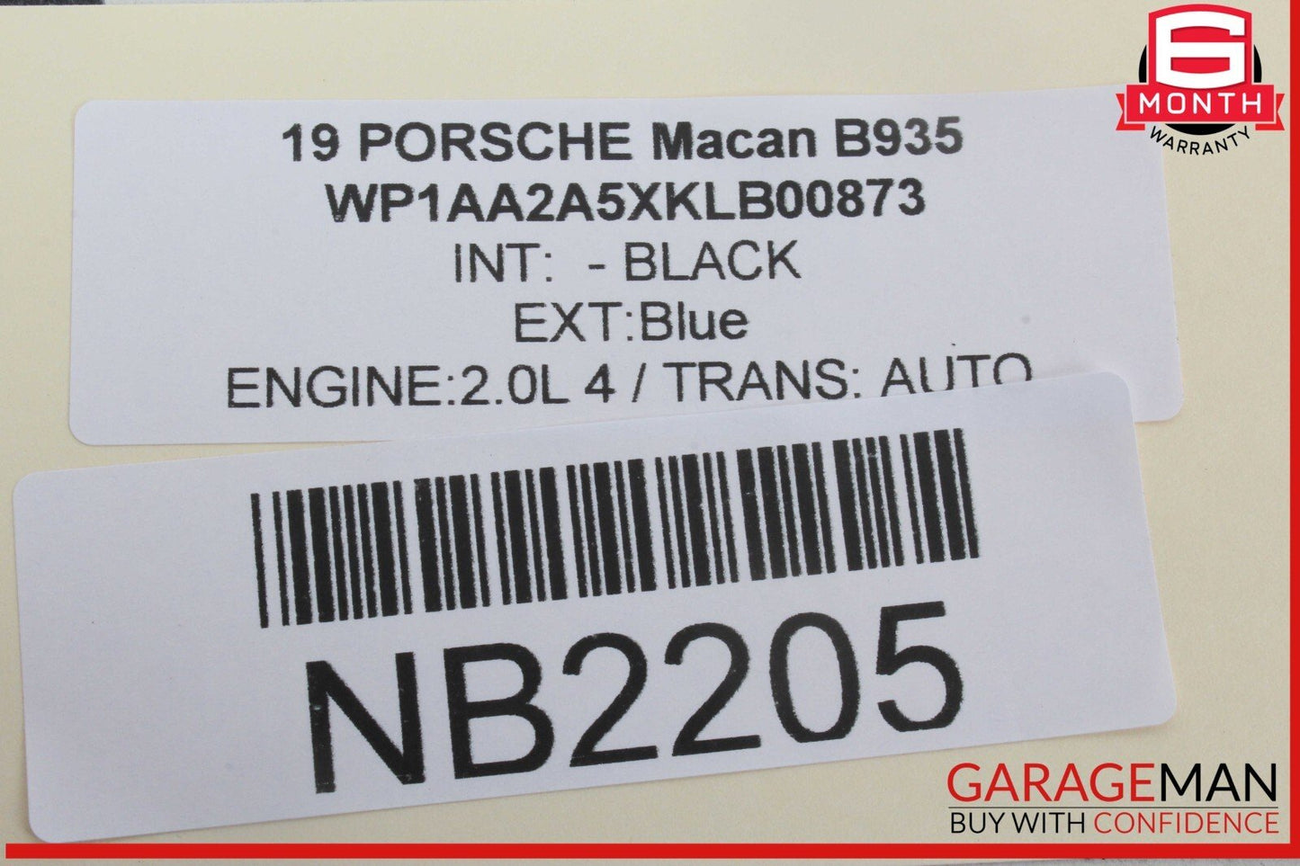 19 Porsche Macan Owner's Manual OEM
