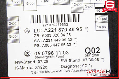 07-13 Mercedes W221 S550 S400 Rear Right or Left Side Door Control Module OEM