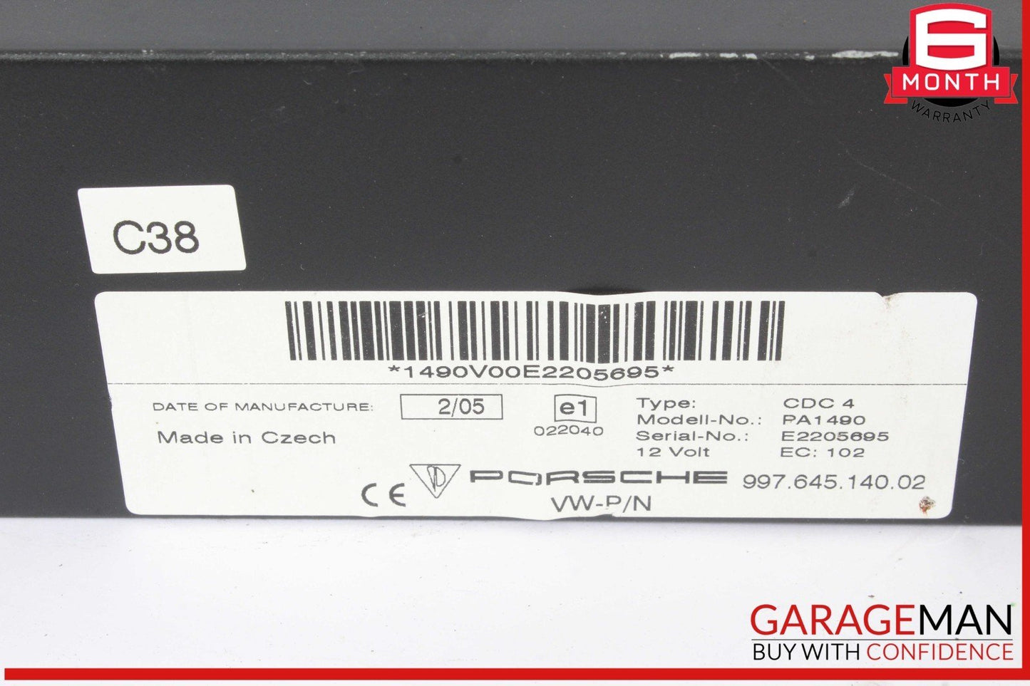 05-08 Porsche Boxster 987 CD Changer Magazine 99764514002 OEM