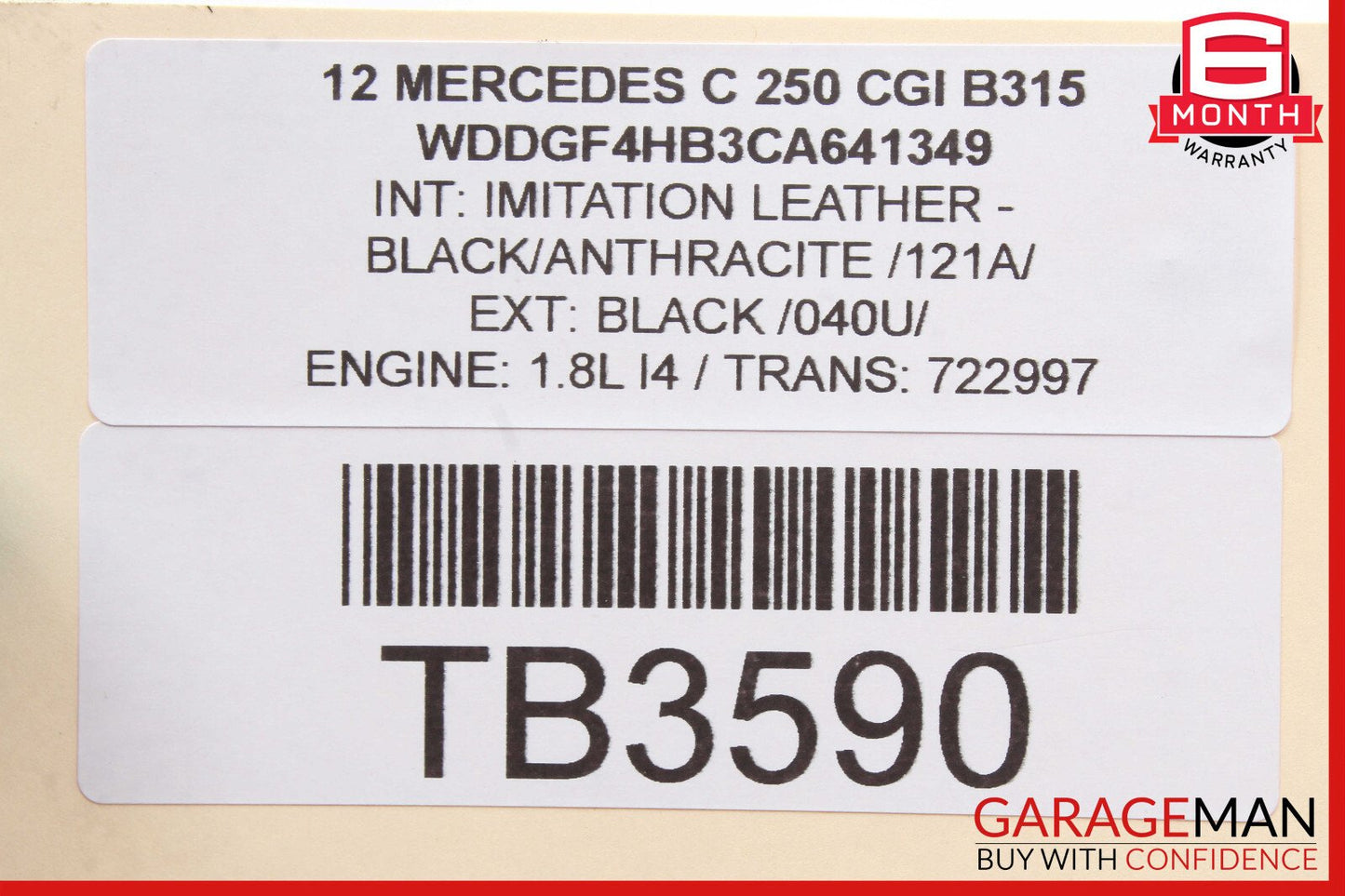 12-15 Mercedes W204 C250 SLK250 M271 Engine Throttle Body 2661410525 OEM