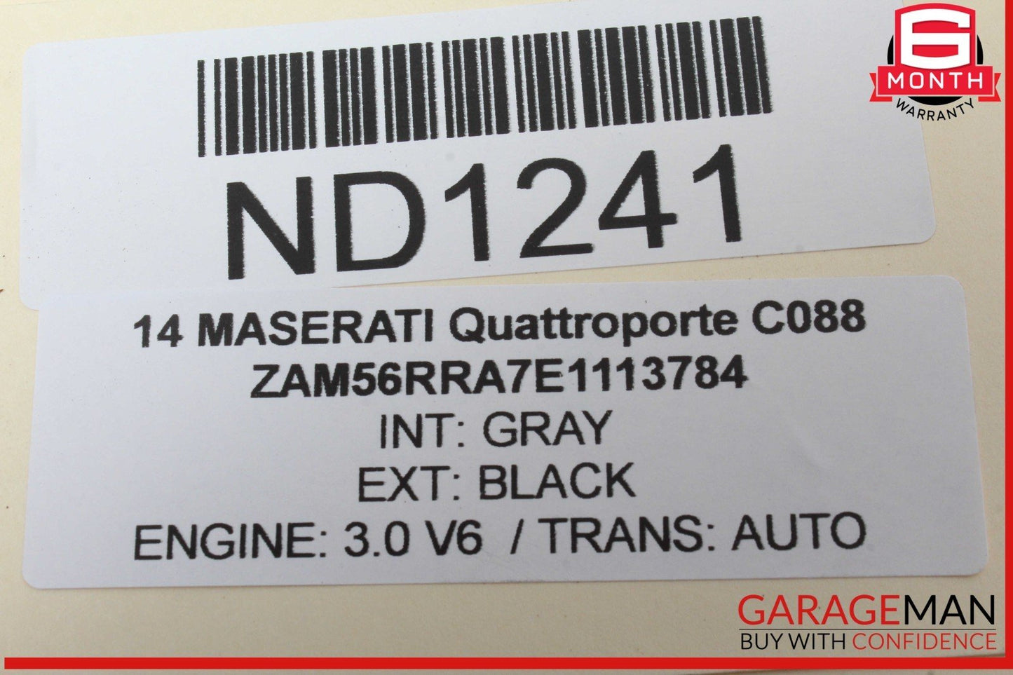 14-20 Maserati Quattroporte Front Right or Left Side Seat Adjustment Switch