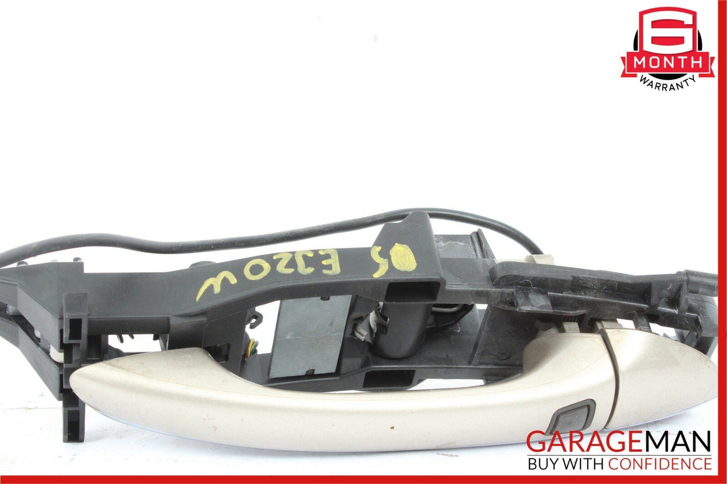 03-09 Mercedes W211 E63 AMG Front Right Exterior Door Handle Keyless Go Beige