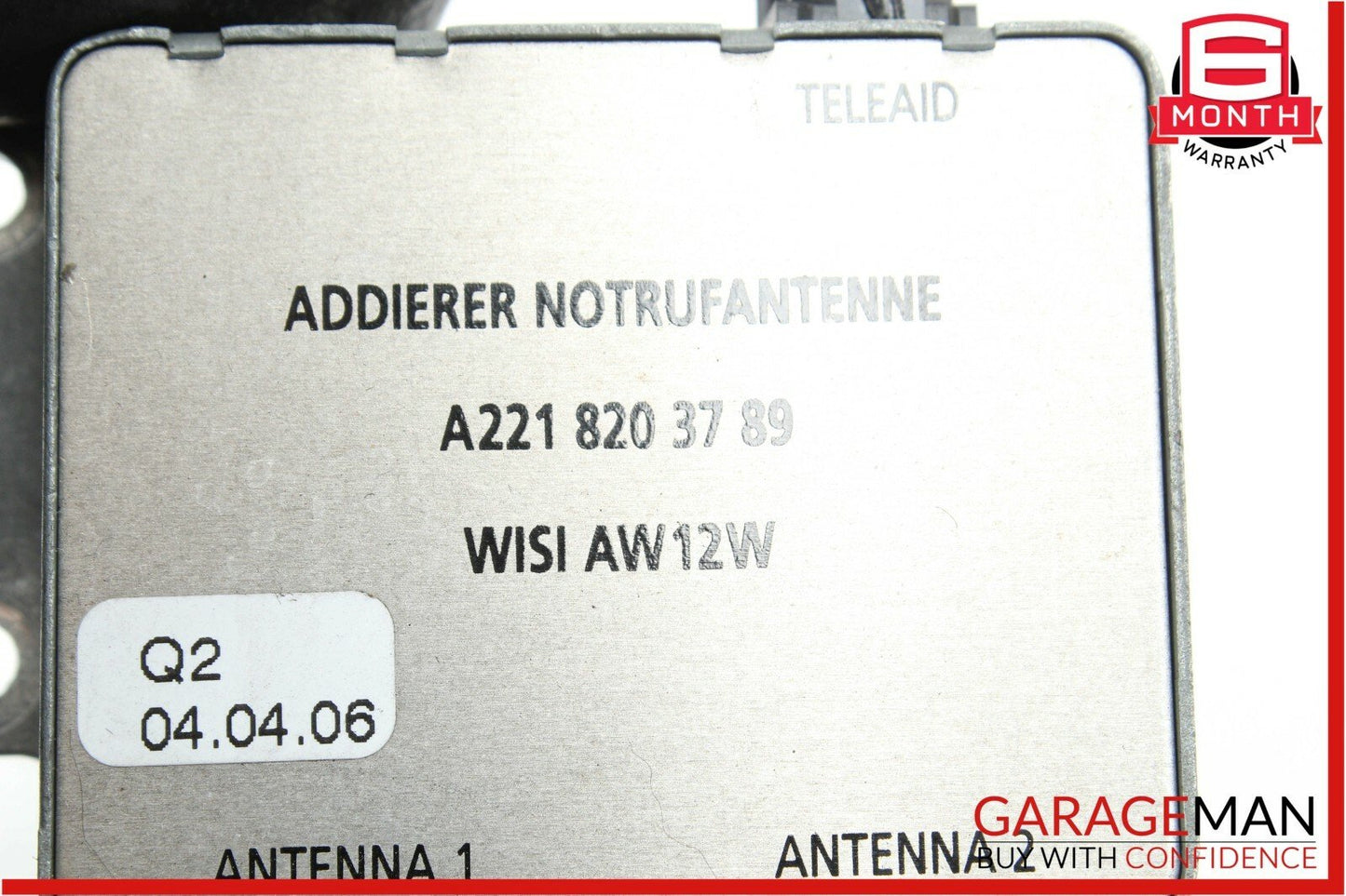 07-13 Mercedes W221 S550 CL550 Antenna AMP Amplifier Splitter Module Unit OEM