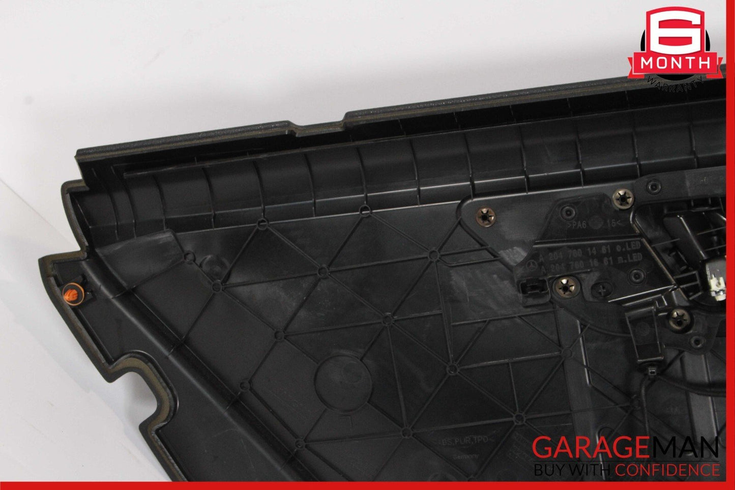 10-15 Mercedes X204 GLK350 Rear Right Side Interior Door Panel Cover Assy Black