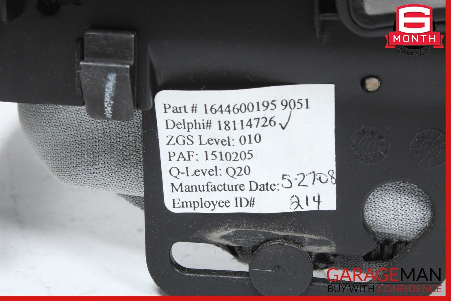 06-12 Mercedes X164 GL450 GL550 Steering Column Trim Shroud Cover Black