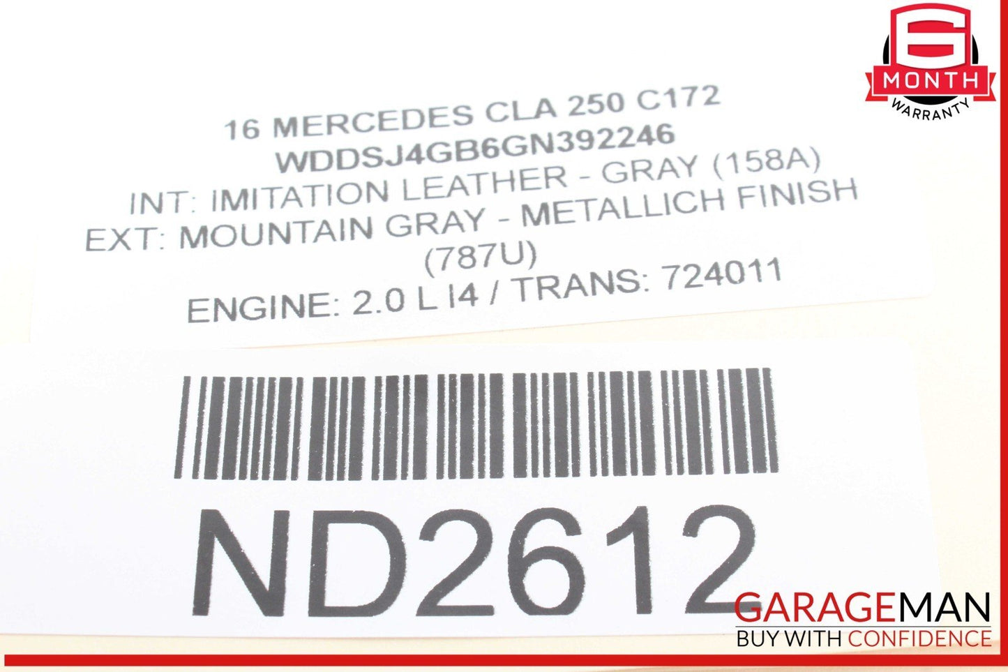 12-20 Mercedes W117 CLA250 SLK350 Hand Parking Brake Control Module Unit OEM
