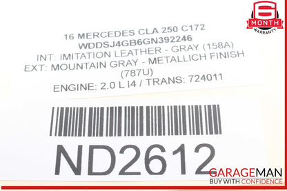 12-20 Mercedes W117 CLA250 SLK350 Hand Parking Brake Control Module Unit OEM