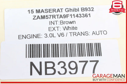 14-17 Maserati Ghibli S Q4 AWD Front Driveshaft Propeller Drive Axle Shaft OEM