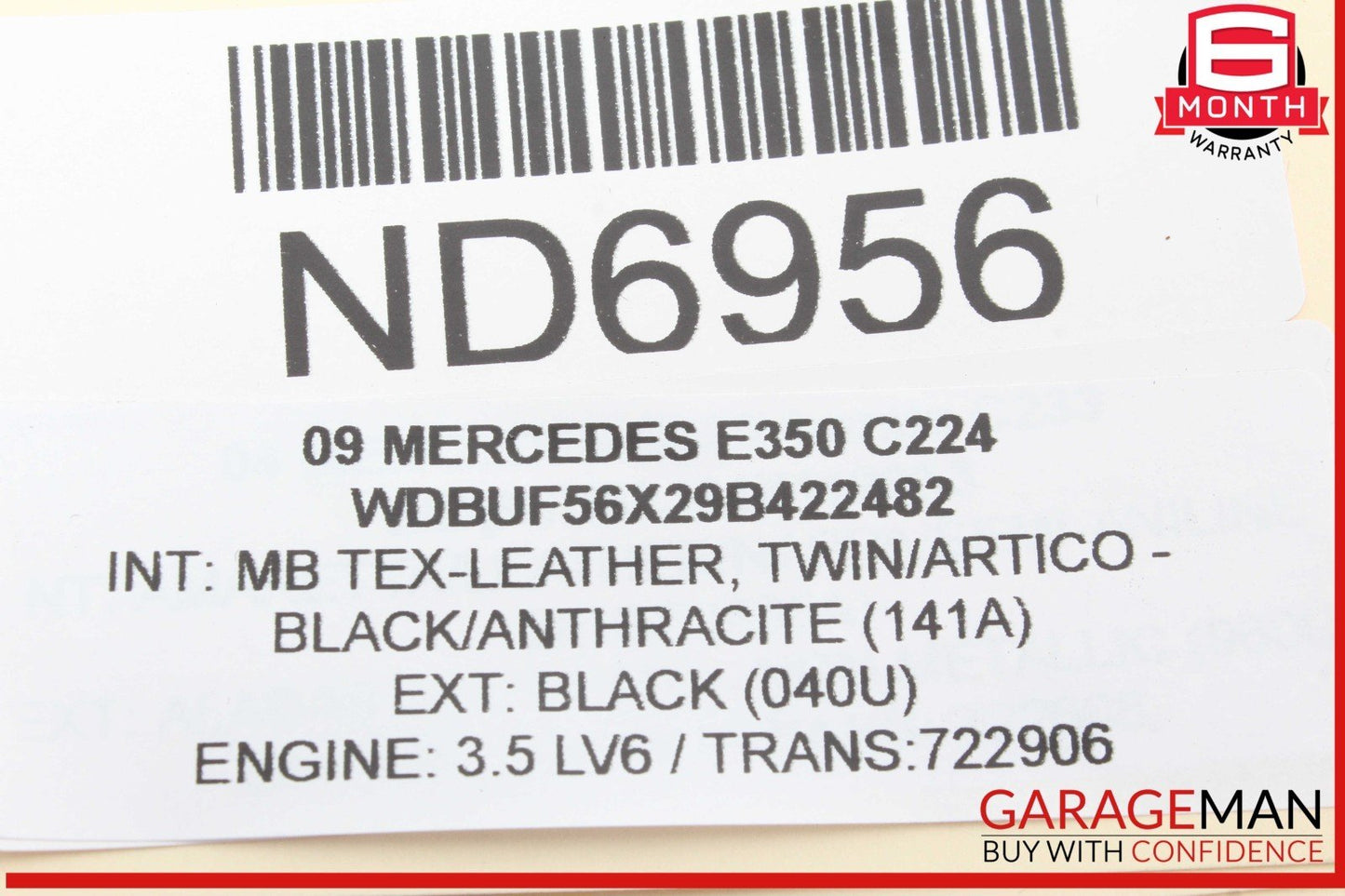 07-09 Mercedes W211 E350 E550 Rear Right Side Door Control Module 2118703485 OEM