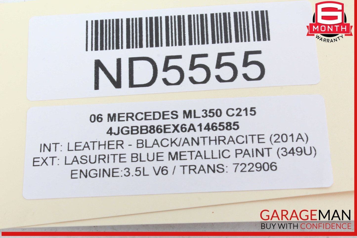06-13 Mercedes W164 ML350 R350 Front Right Passenger Side Seat Belt Retractor