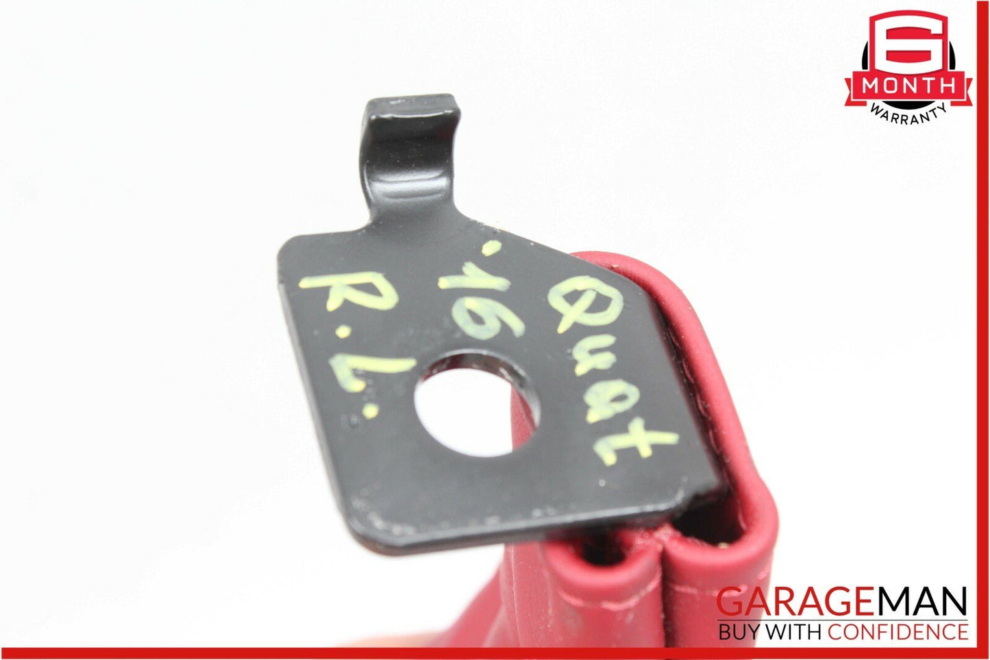 14-18 Maserati Quattroporte Rear Left Seat Belt Seatbelt Receiver Buckle Red OEM