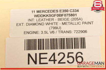 08-17 Mercedes W212 E350 C250 E400 Front Left Side Lower Control Arm OEM