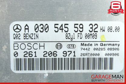 00-02 Mercedes W220 S55 ECU ECM Engine Computer Control Module 1705451204 OEM