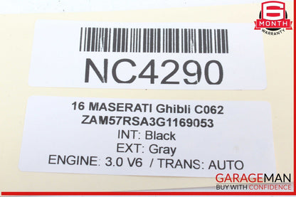 14-17 Maserati Ghibli Rear Right & Left Side Suspension Coil Spring Absorber Set