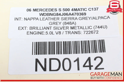 03-06 Mercedes W220 S500 4MATIC SL55 Voice Control Module 2208206285 OEM