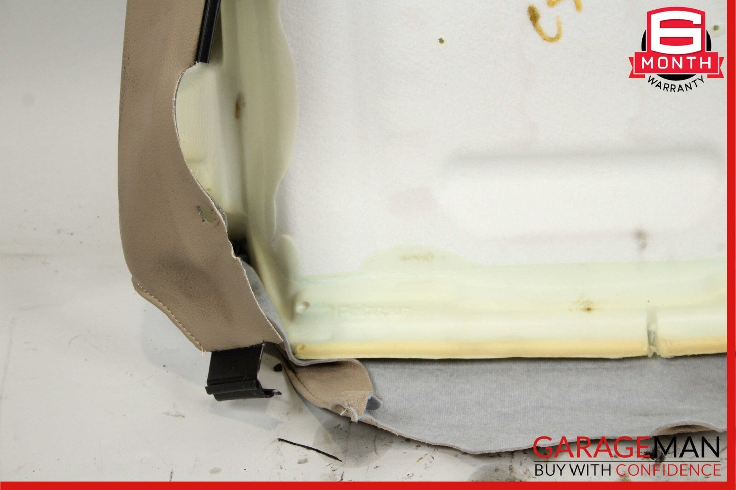 08-14 Mercedes W204 C300 C350 Sedan Front Right Upper Top Seat Cushion Beige