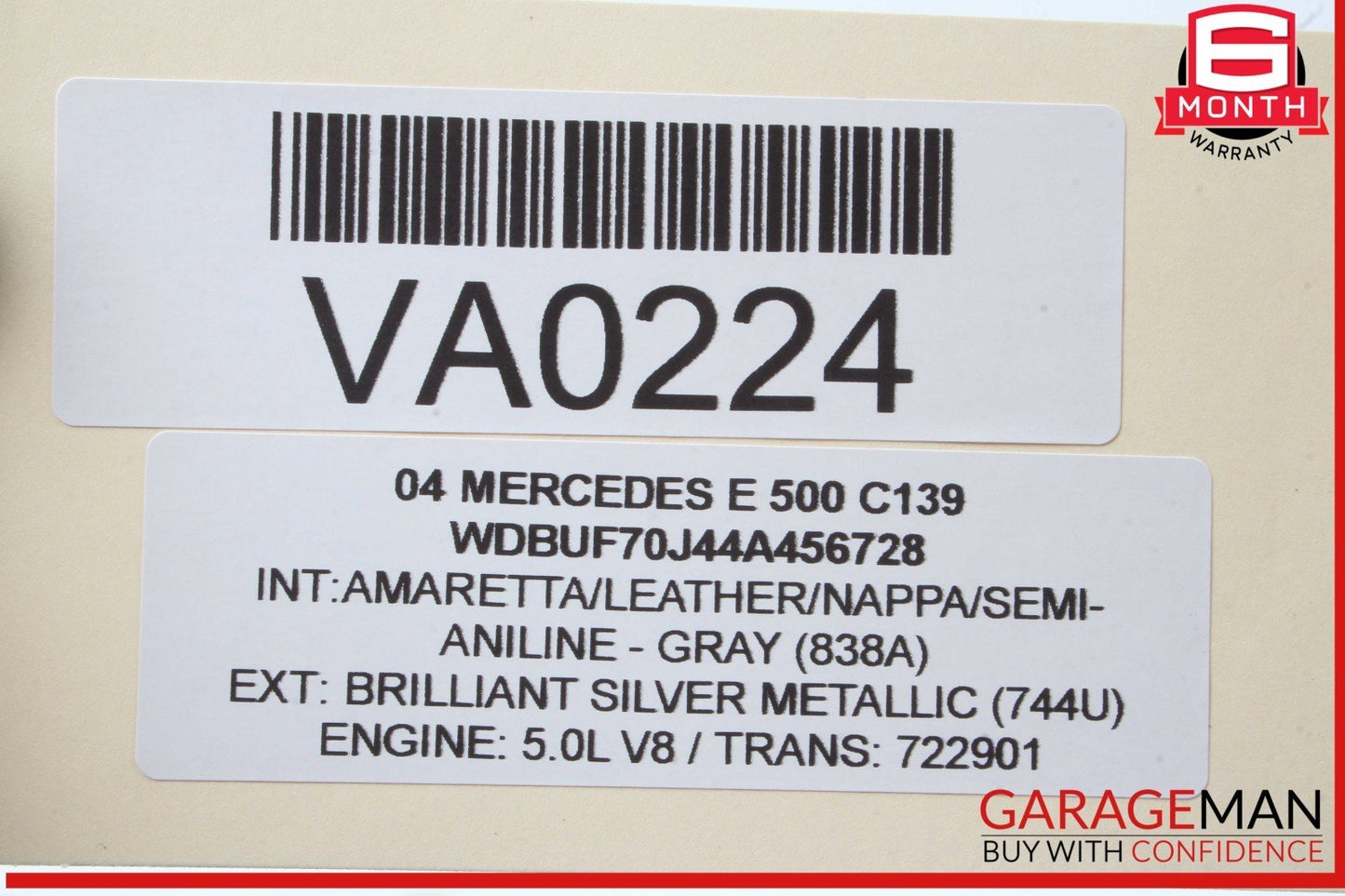 03-09 Mercedes W211 E500 E320 Front Right Side Window Regulator Motor OEM