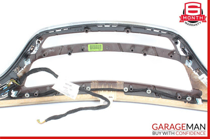 10-13 Mercedes W221 S550 S400 Center Dashboard Dash Trim Molding Brown Wood OEM