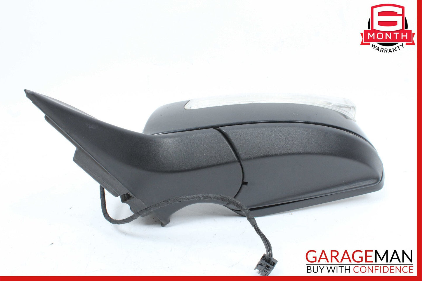 08-09 Mercedes W204 C300 Front Left Side Mirror Door Rear View Black OEM