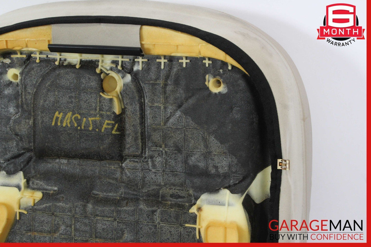 14-17 Maserati Ghibli Front Left Driver Side Lower Bottom Seat Cushion Gray OEM