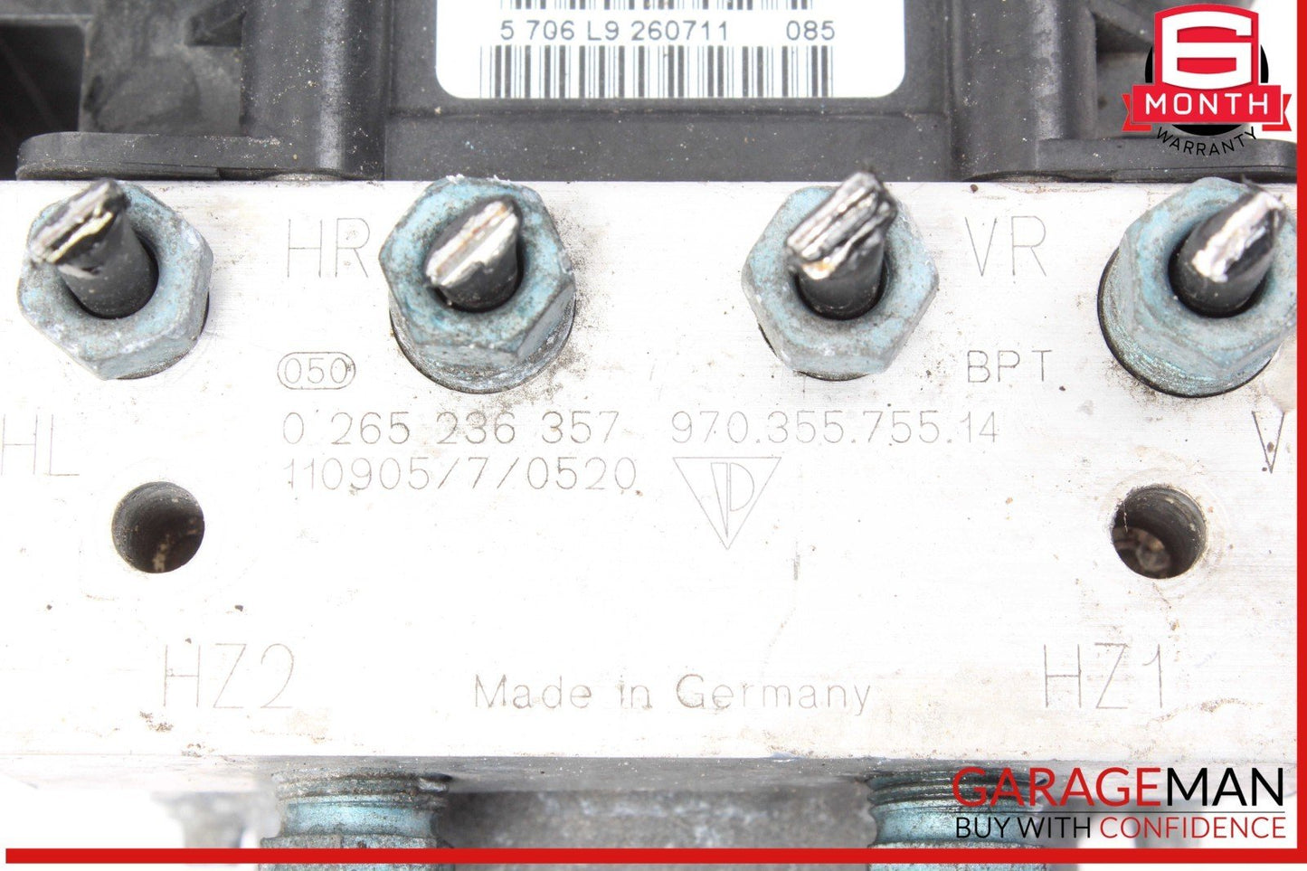 10-13 Porsche Panamera 970 ABS Anti Lock Brake Pump Module 97035575514 OEM