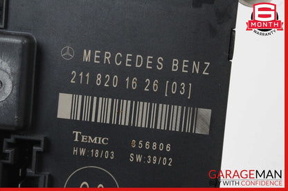 03-09 Mercedes W211 E500 E550 Rear Right Side Door Control Module Unit OEM