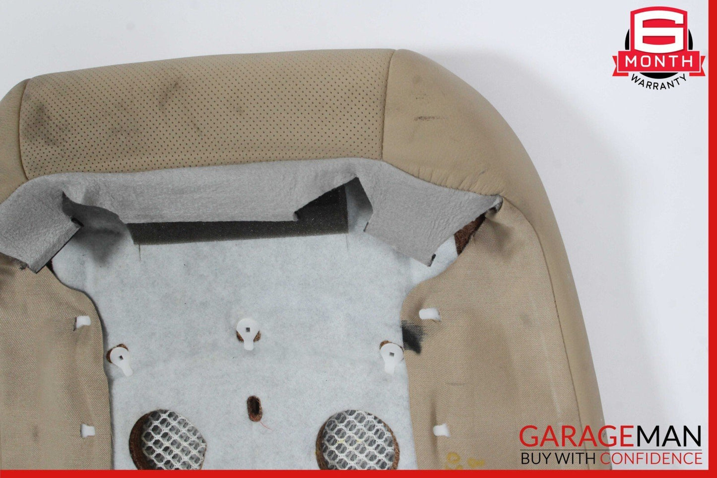 06-11 Mercedes W219 CLS500 Front Right or Left Side Top Upper Seat Cushion Brown