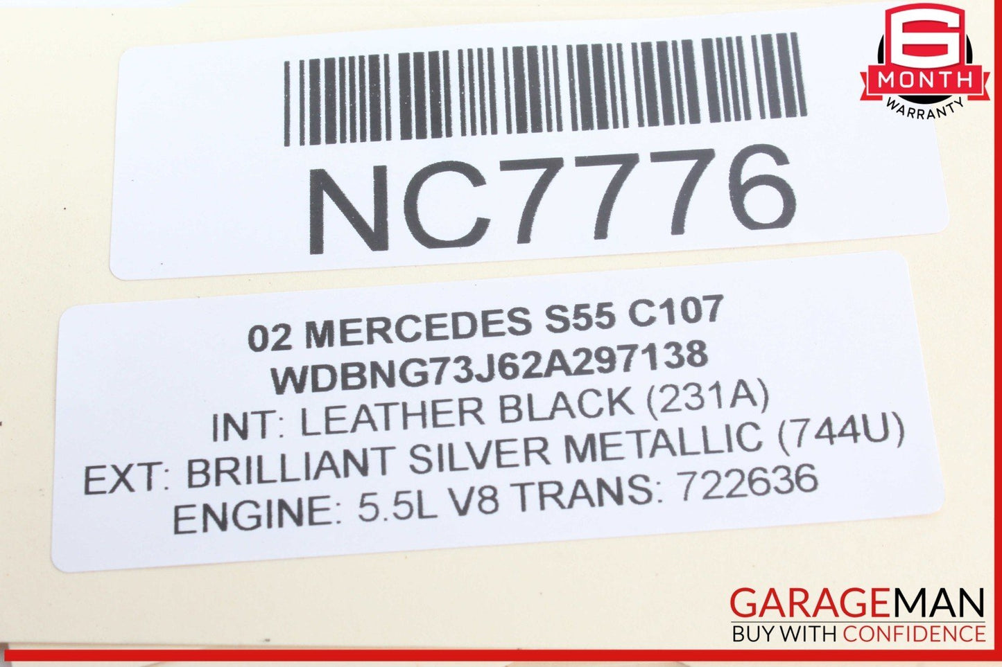 00-06 Mercedes W220 S55 AMG Front Left Driver Side Seat Control Module Unit OEM