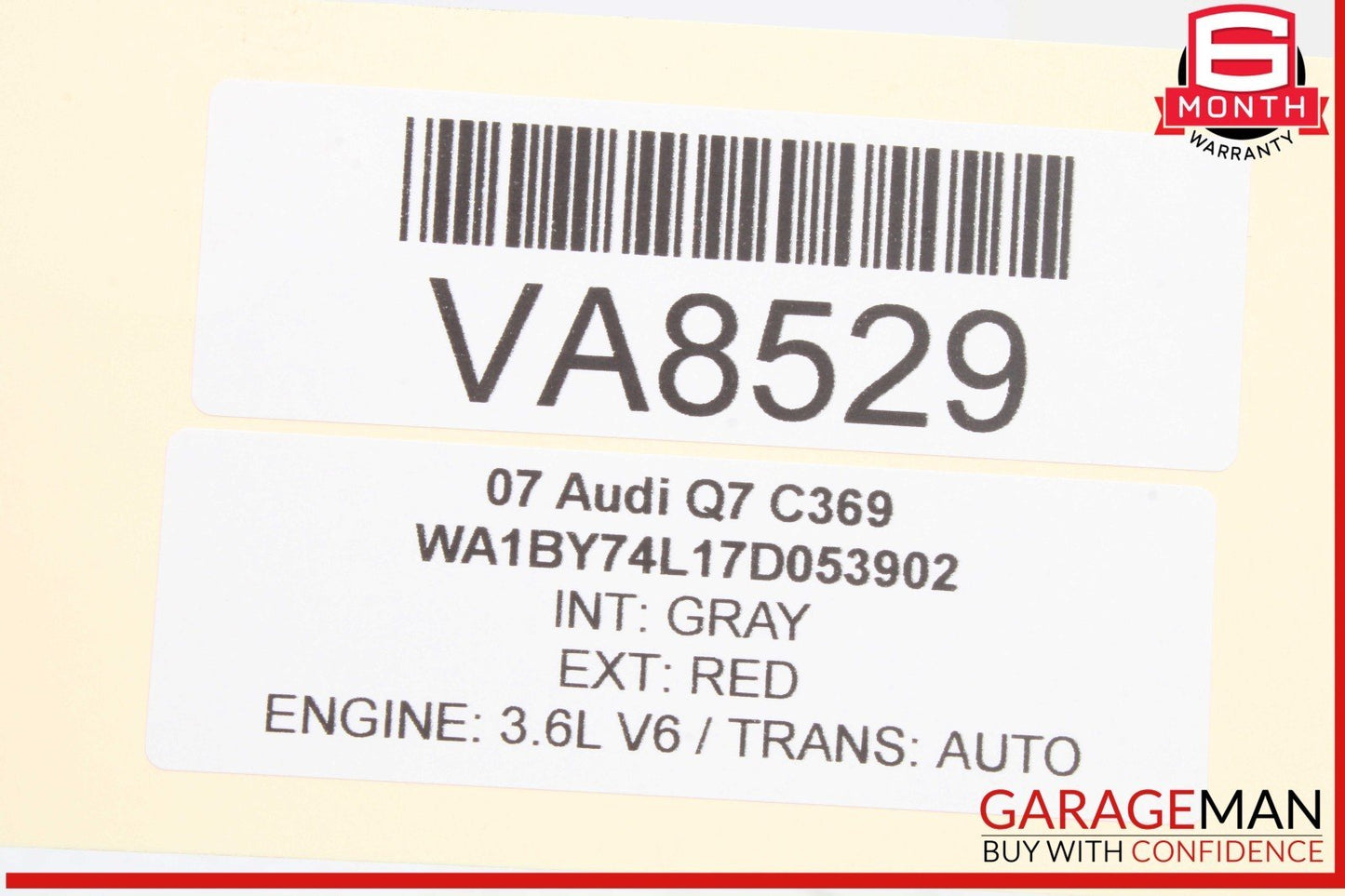 07-15 Audi Q7 Tire Pressure Monitor TPMS Control Module Unit 4F0907273A OEM